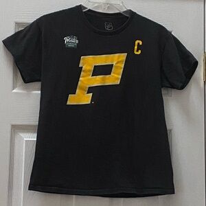 Crosby Pittsburgh Penguins Hockey Shirt 2023 Winter Classic Size Boy's L (14/16)